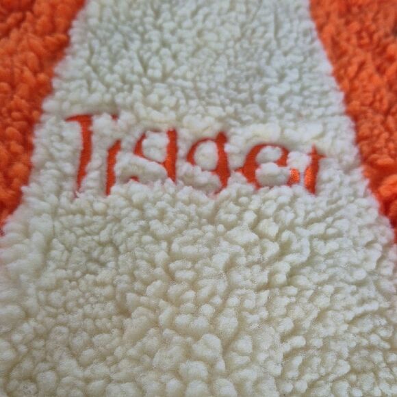 Disney Orange and Black Tigger Kids Footie Holloween Costume - Picture 11 of 16